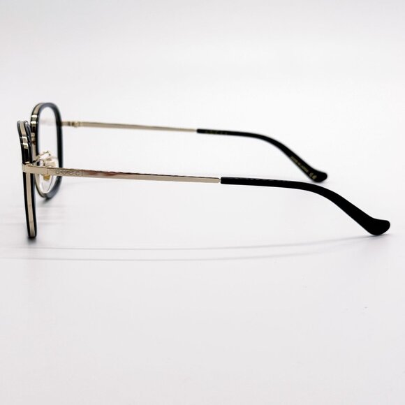 NEW GG0955OA 001 GUCCI BLACK GOLD ROUND UNISEX EYEGLASSES GUCCI - Picture 8 of 12